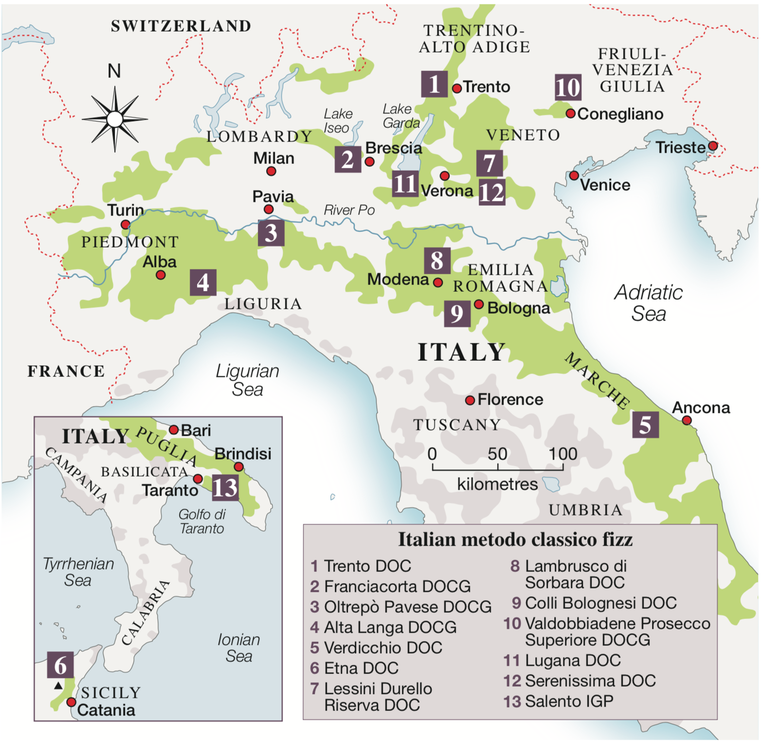 APUM TOP-TIER ITALIAN 100 SPARKLING WINES - RECOMMENDED DECANTER